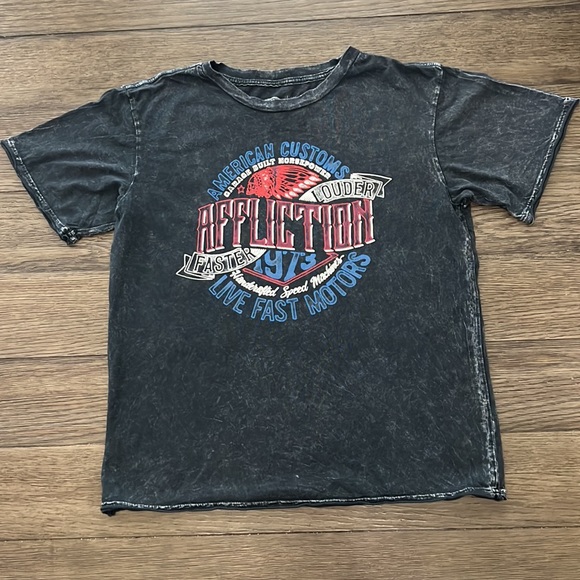 Affliction tee shirt youth large - Picture 6 of 9